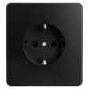 купить MIELE ROUND Розетка 1-ая с/з с/у, со шторками 16А черная KRANZ в Чебоксарах MIELE ROUND Розетка 1-ая с/з с/у, со шторками 16А черная KRANZ