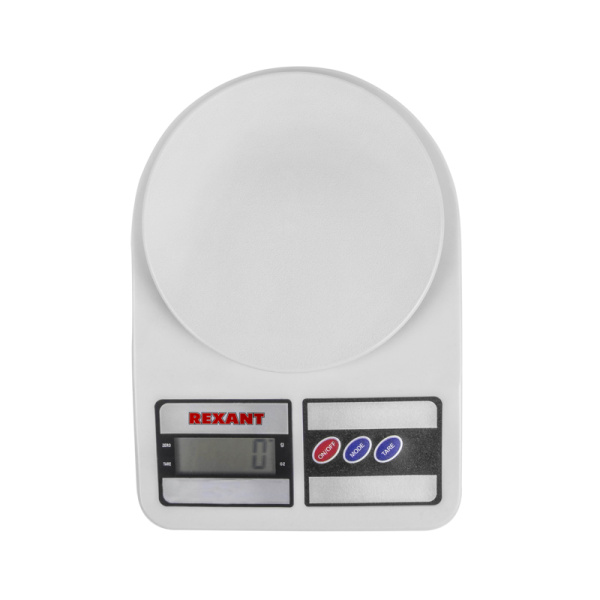 купить Весы кухонные электронные 5кг REXANT пластик 2*LR6 в Чебоксарах Весы кухонные электронные 5кг REXANT пластик 2*LR6