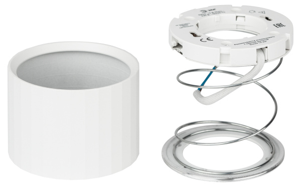 купить Светильник даунлайт 1*12Вт GX53 цилиндр белый накладной ЭРА  в Чебоксарах Светильник даунлайт 1*12Вт GX53 цилиндр белый накладной ЭРА