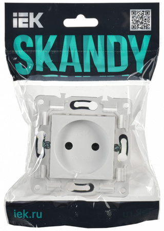 купить SKANDY Роз. без з/к/ш 10А SK-R02W арк. бел. IEK в Чебоксарах SKANDY Роз. без з/к/ш 10А SK-R02W арк. бел. IEK