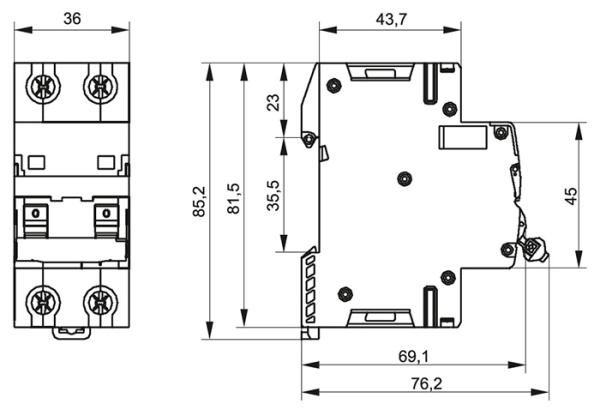 ARMAT АВДТ B10N 2P C10 30мА тип AC IEK