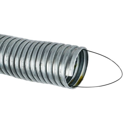 купить Металлорукав 38мм сталь IP00 Р3-ЦХ с протяжкой EKF 25м в Чебоксарах Металлорукав 38мм сталь IP00 Р3-ЦХ с протяжкой EKF 25м