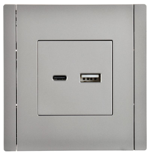 купить Фортепиано сталь механизм USB A+C скрытая 2-ая 18Вт в Чебоксарах Фортепиано сталь механизм USB A+C скрытая 2-ая 18Вт