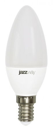 Лампа свеча свд Е14 9Вт 4000К 820лм С37 матовая Jazzway