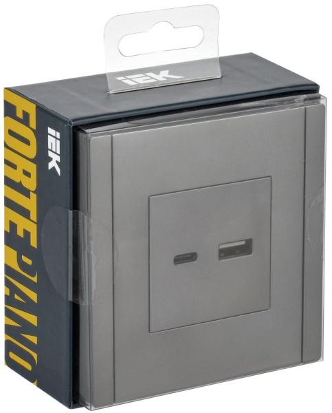 купить Фортепиано сталь механизм USB A+C скрытая 2-ая 18Вт в Чебоксарах Фортепиано сталь механизм USB A+C скрытая 2-ая 18Вт