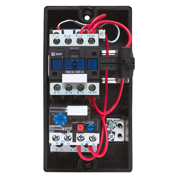 Пускатель 9А 220В IP65 КМЭ EKF с РТЭ Ir-7-10А с индик.
