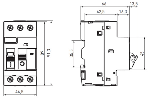 купить Автомат защиты двигателя 4-6,3А АПД-32 EKF PROxima в Чебоксарах Автомат защиты двигателя 4-6,3А АПД-32 EKF PROxima