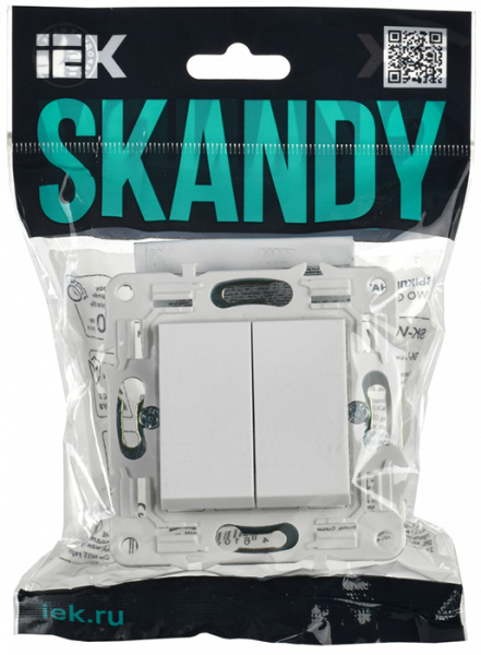 купить Сканди арктический белый выключатель проходной 2кл скрытая 10А IP20 в Чебоксарах Сканди арктический белый выключатель проходной 2кл скрытая 10А IP20