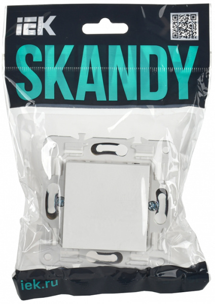 купить SKANDY Заглушка с суппортом SK-C01W арк. бел. IEK в Чебоксарах SKANDY Заглушка с суппортом SK-C01W арк. бел. IEK