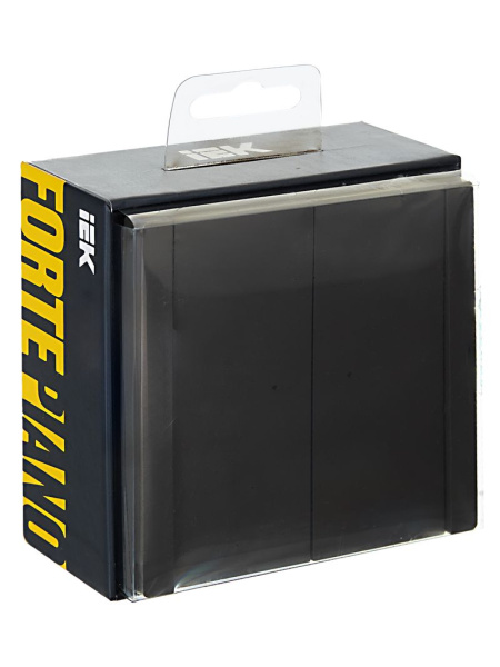 купить Фортепиано серый переключатель 2кл с подсветкой скрытая 10А IP20  в Чебоксарах Фортепиано серый переключатель 2кл с подсветкой скрытая 10А IP20