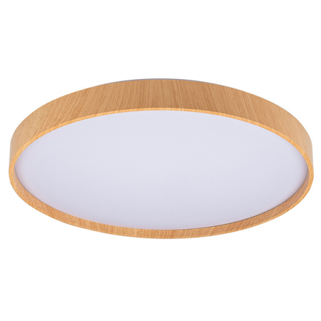 Светильник потолочный свд 60Вт 4000К 4800лм круг дерево/белый PINE Jazzway 