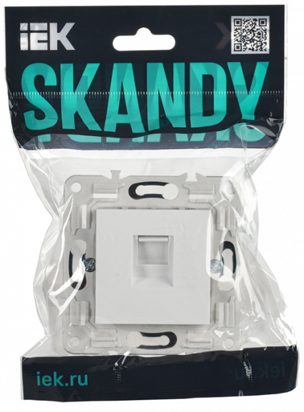купить SKANDY Роз. комп. RJ45 кат.5E SK-K01W арк. бел. IEK в Чебоксарах SKANDY Роз. комп. RJ45 кат.5E SK-K01W арк. бел. IEK