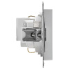 AtlasDesign белый розетка скрытая 1-мест заземление шторки IP20 