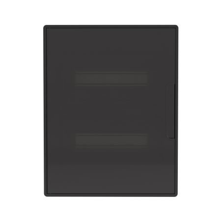 Бокс 24мод встраиваемый черный черная прозрачная дверь IP40 FRAME DKC