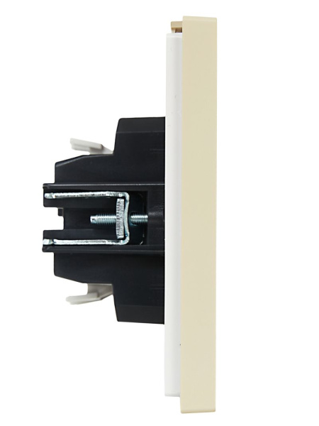 купить Фортепиано ваниль переключатель 1кл скрытая 10А IP20  в Чебоксарах Фортепиано ваниль переключатель 1кл скрытая 10А IP20