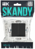 купить SKANDY Выключ. 2-кл. 10А SK-V04Bl черн. IEK в Чебоксарах SKANDY Выключ. 2-кл. 10А SK-V04Bl черн. IEK