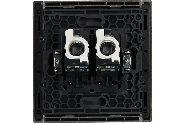 купить Фортепиано сталь механизм RJ45 2x8(8) скрытая 2-ая Cat5e в Чебоксарах Фортепиано сталь механизм RJ45 2x8(8) скрытая 2-ая Cat5e