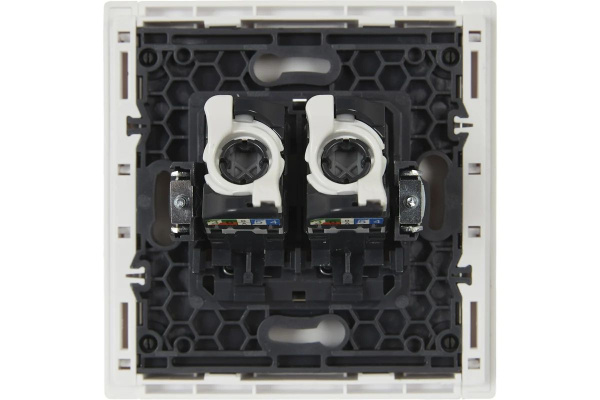 купить Фортепиано белый механизм RJ45 2x8(8) скрытая 2-ая кат.5е в Чебоксарах Фортепиано белый механизм RJ45 2x8(8) скрытая 2-ая кат.5е