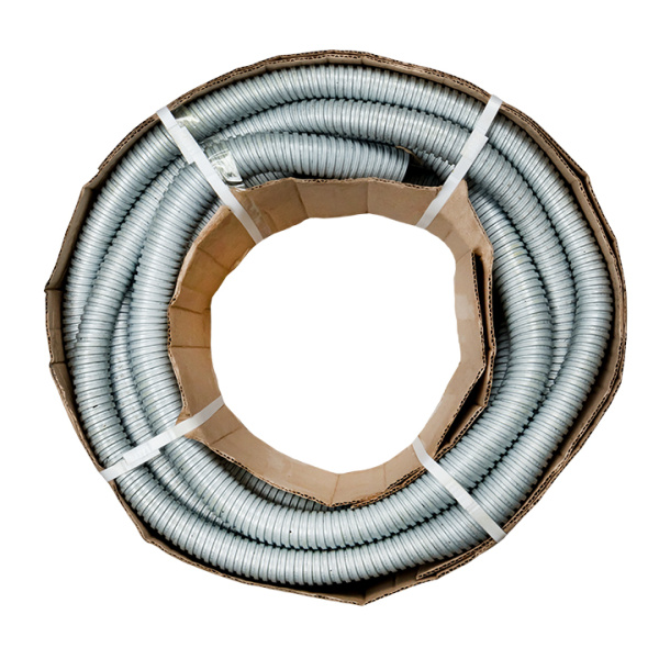 купить Металлорукав 50мм сталь IP00 Р3-ЦХ с протяжкой EKF 15м в Чебоксарах Металлорукав 50мм сталь IP00 Р3-ЦХ с протяжкой EKF 15м