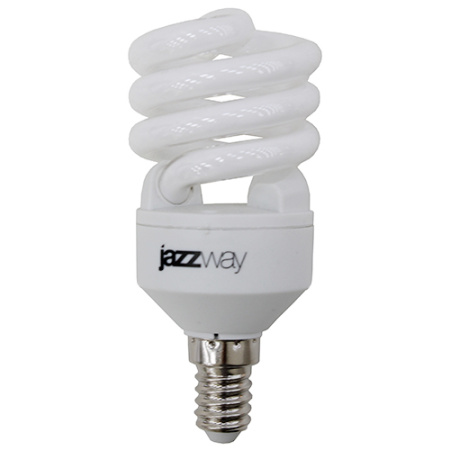 купить Лампа клл E14 15Вт 2700К 700лм спираль Jazzway  в Чебоксарах Лампа клл E14 15Вт 2700К 700лм спираль Jazzway