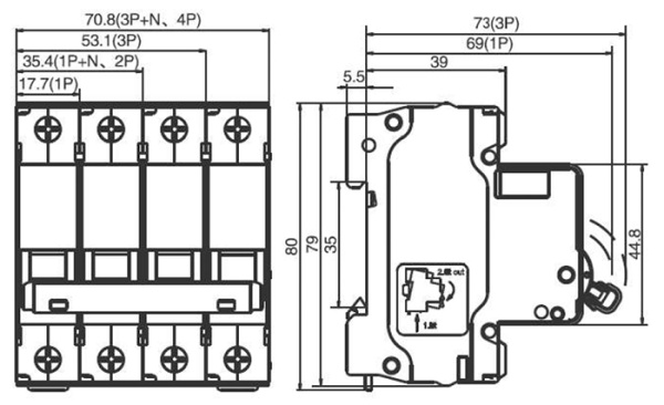 купить Автомат 1Р 10А B 4,5кА ВА-101 Schneider Electric в Чебоксарах Автомат 1Р 10А B 4,5кА ВА-101 Schneider Electric