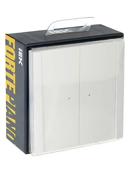 купить Фортепиано белый выключатель 2кл скрытая 10А IP20  в Чебоксарах Фортепиано белый выключатель 2кл скрытая 10А IP20