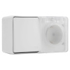 AtlasDesign Profi54 белый блок Р+В1кл открытая горизонтально IP54 
