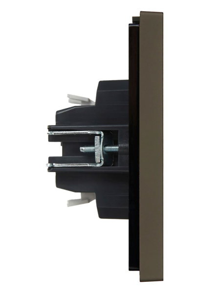 купить Фортепиано серый выключатель 1кл скрытая 10А IP20  в Чебоксарах Фортепиано серый выключатель 1кл скрытая 10А IP20