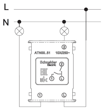 AtlasDesign карбон выключатель 2кл скрытая 10А IP20 быстрозажим.клем.  