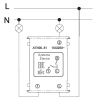AtlasDesign грифель выключатель 2кл скрытая 10А IP20 