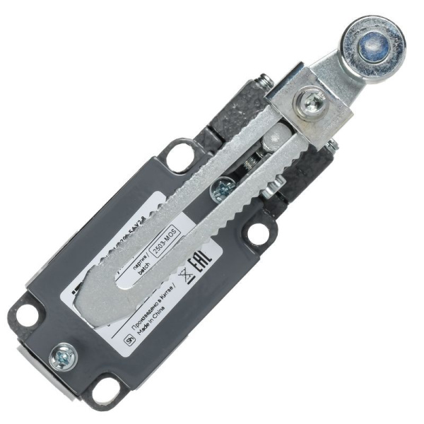 Выключатель концевой рычаг с роликом IP54 15К-21А-291-54 У2.8 IEK регул.по длине прямого действ.
