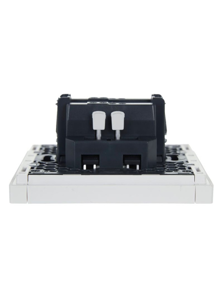 Фортепиано белый переключатель 1кл скрытая 10А IP20 