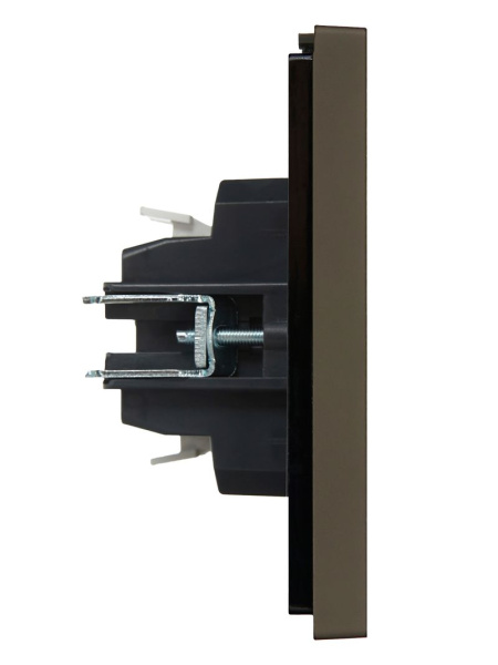 купить Фортепиано серый переключатель перекрестный 1кл скрытая 10А IP20  в Чебоксарах Фортепиано серый переключатель перекрестный 1кл скрытая 10А IP20